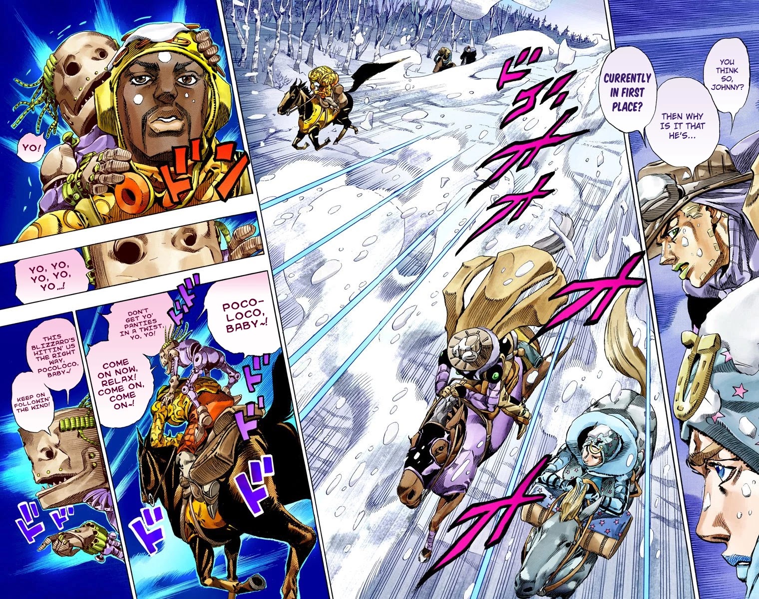 JoJo's Bizarre Adventure Part 7 - Steel Ball Run (Official Colored) chapter 55 page 12