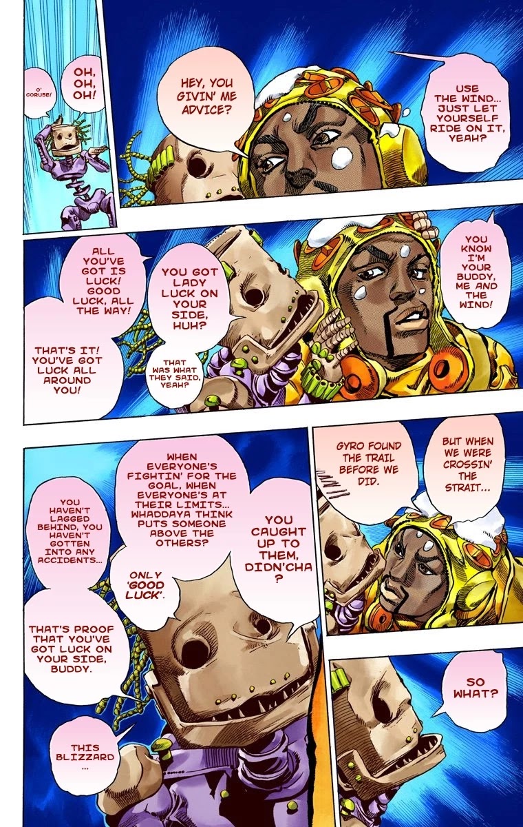 JoJo's Bizarre Adventure Part 7 - Steel Ball Run (Official Colored) chapter 55 page 13