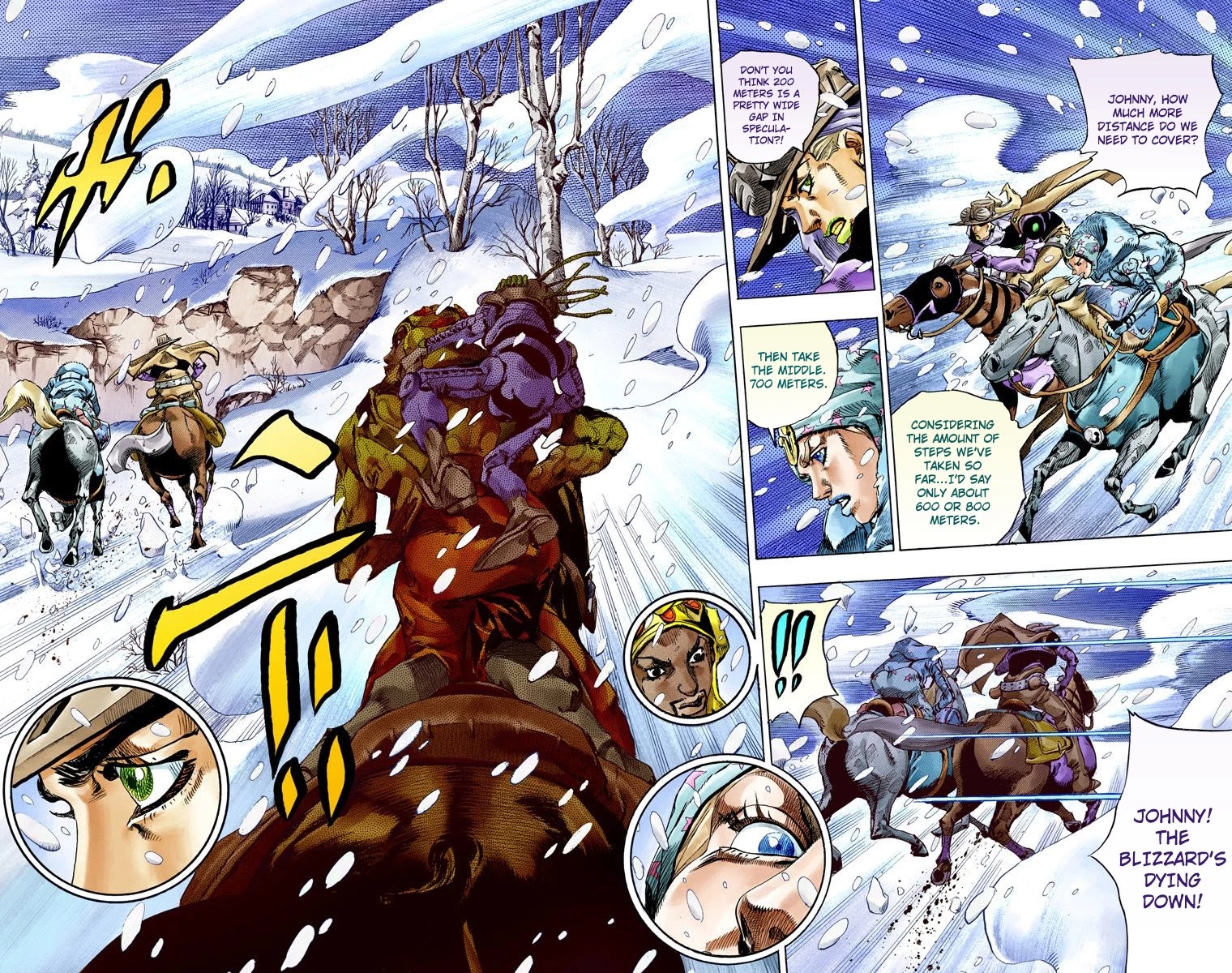 JoJo's Bizarre Adventure Part 7 - Steel Ball Run (Official Colored) chapter 55 page 15