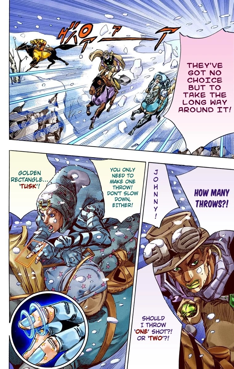 JoJo's Bizarre Adventure Part 7 - Steel Ball Run (Official Colored) chapter 55 page 17