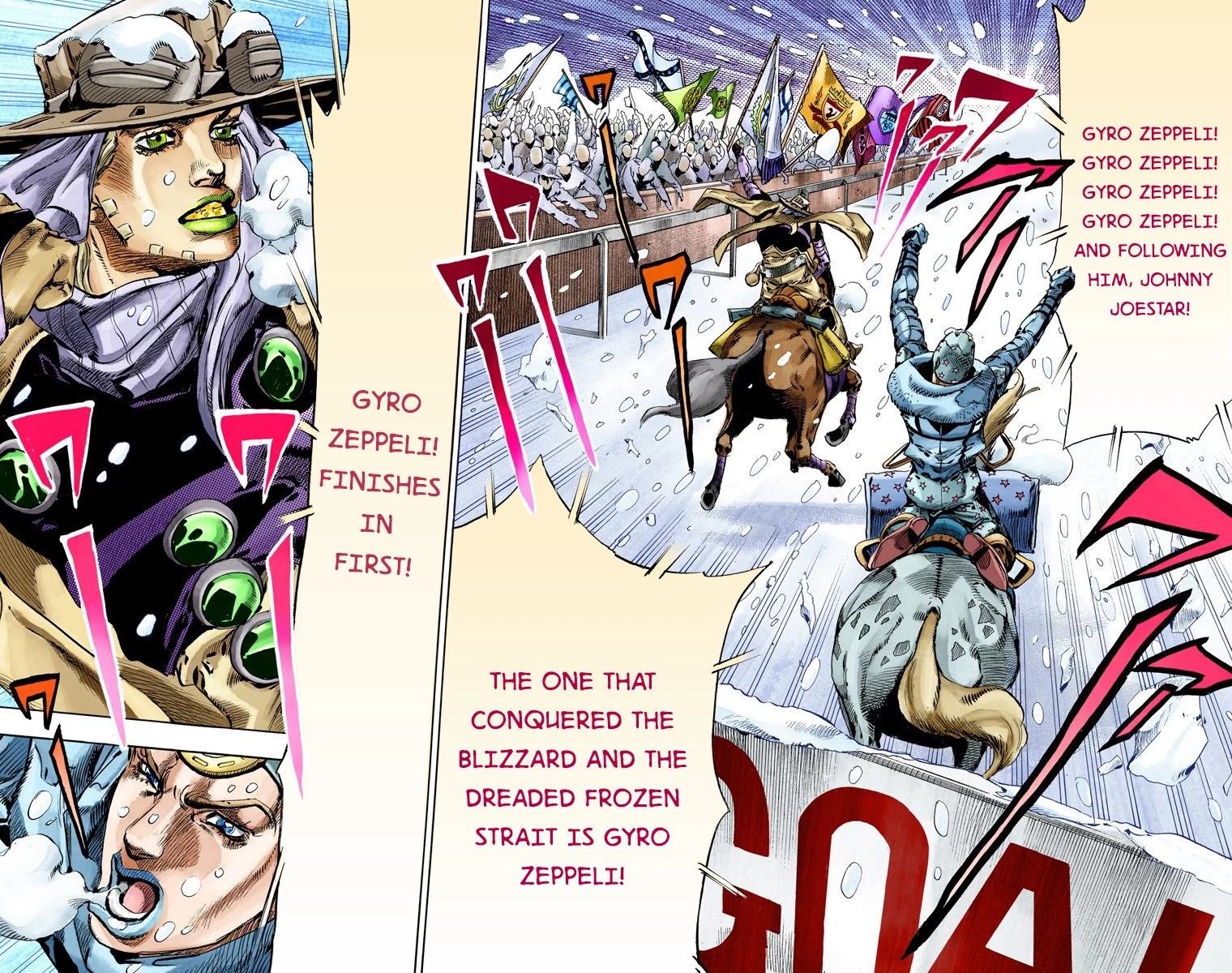JoJo's Bizarre Adventure Part 7 - Steel Ball Run (Official Colored) chapter 55 page 25