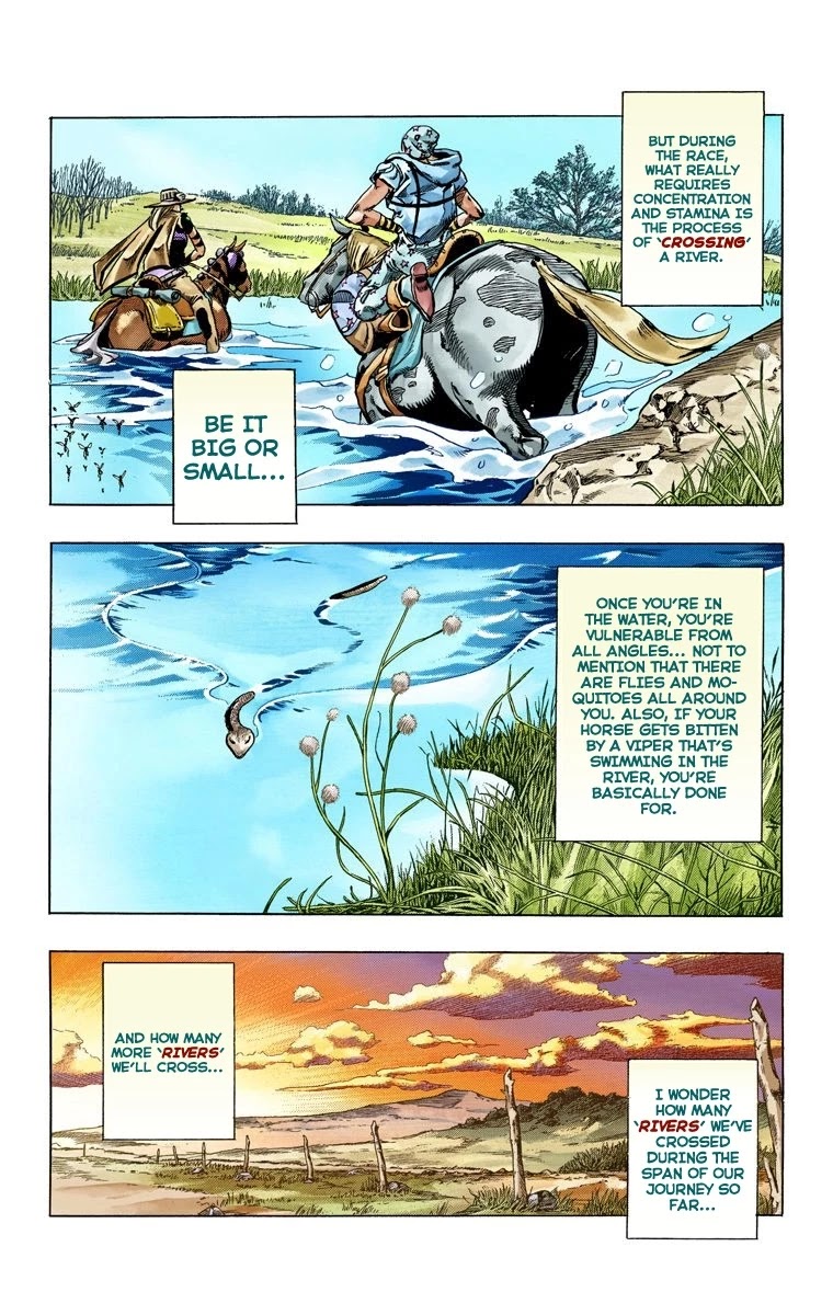 JoJo's Bizarre Adventure Part 7 - Steel Ball Run (Official Colored) chapter 55 page 6