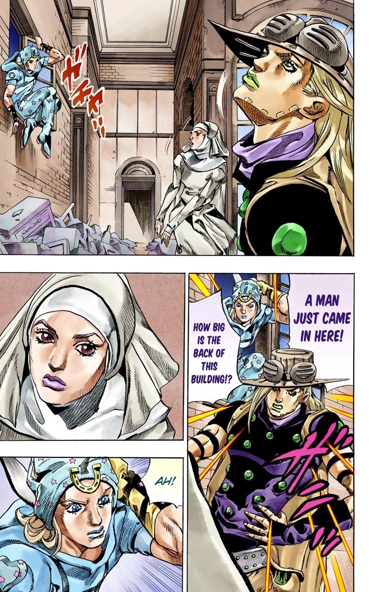JoJo's Bizarre Adventure Part 7 - Steel Ball Run (Official Colored) chapter 56 page 18