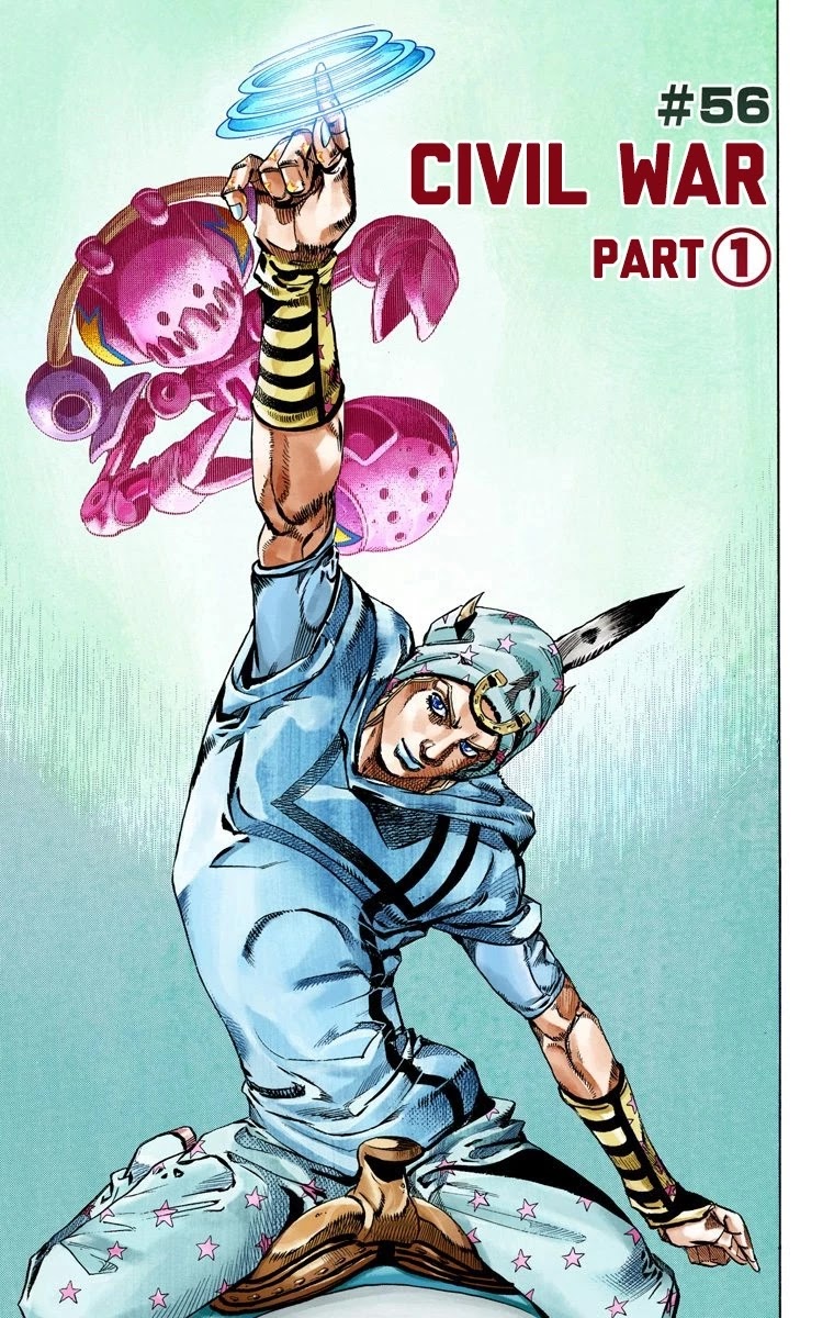 JoJo's Bizarre Adventure Part 7 - Steel Ball Run (Official Colored) chapter 56 page 3