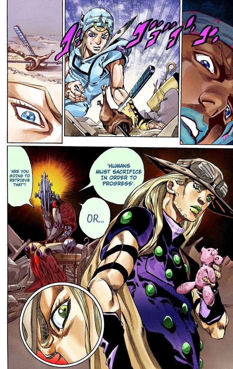 JoJo's Bizarre Adventure Part 7 - Steel Ball Run (Official Colored) chapter 56 page 30