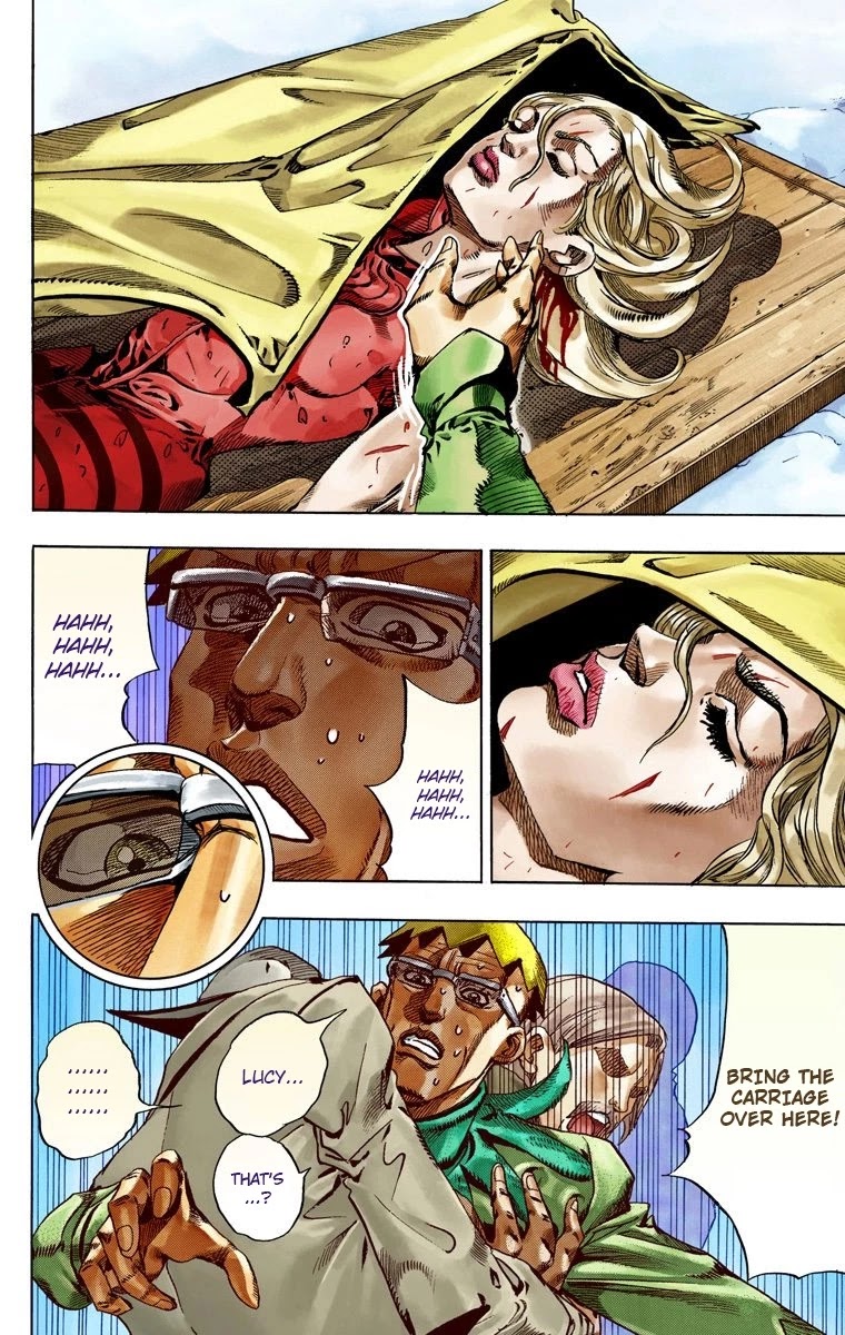 JoJo's Bizarre Adventure Part 7 - Steel Ball Run (Official Colored) chapter 56 page 6