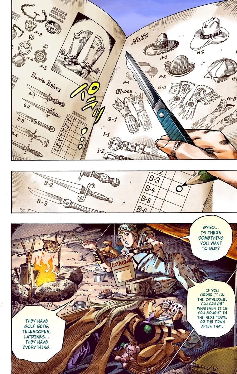 JoJo's Bizarre Adventure Part 7 - Steel Ball Run (Official Colored) chapter 56 page 8