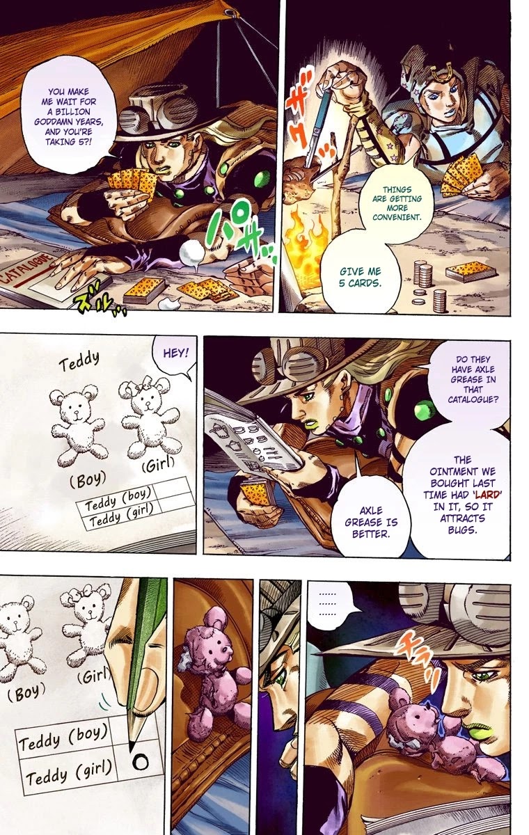 JoJo's Bizarre Adventure Part 7 - Steel Ball Run (Official Colored) chapter 56 page 9