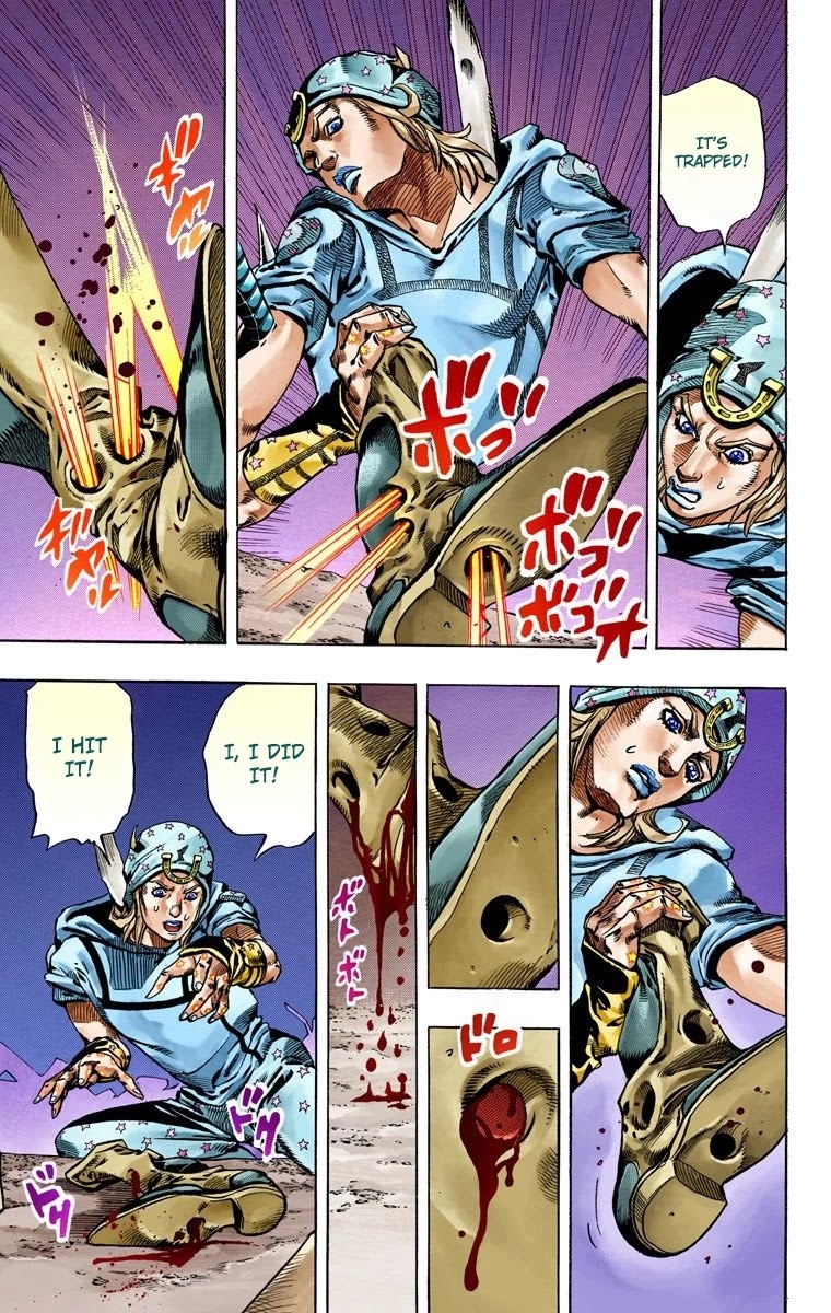 JoJo's Bizarre Adventure Part 7 - Steel Ball Run (Official Colored) chapter 57 page 38