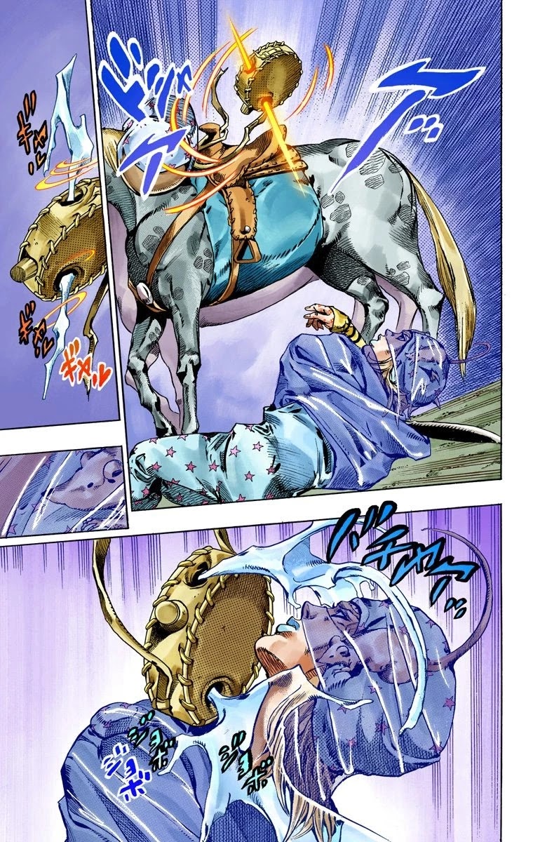 JoJo's Bizarre Adventure Part 7 - Steel Ball Run (Official Colored) chapter 57 page 48