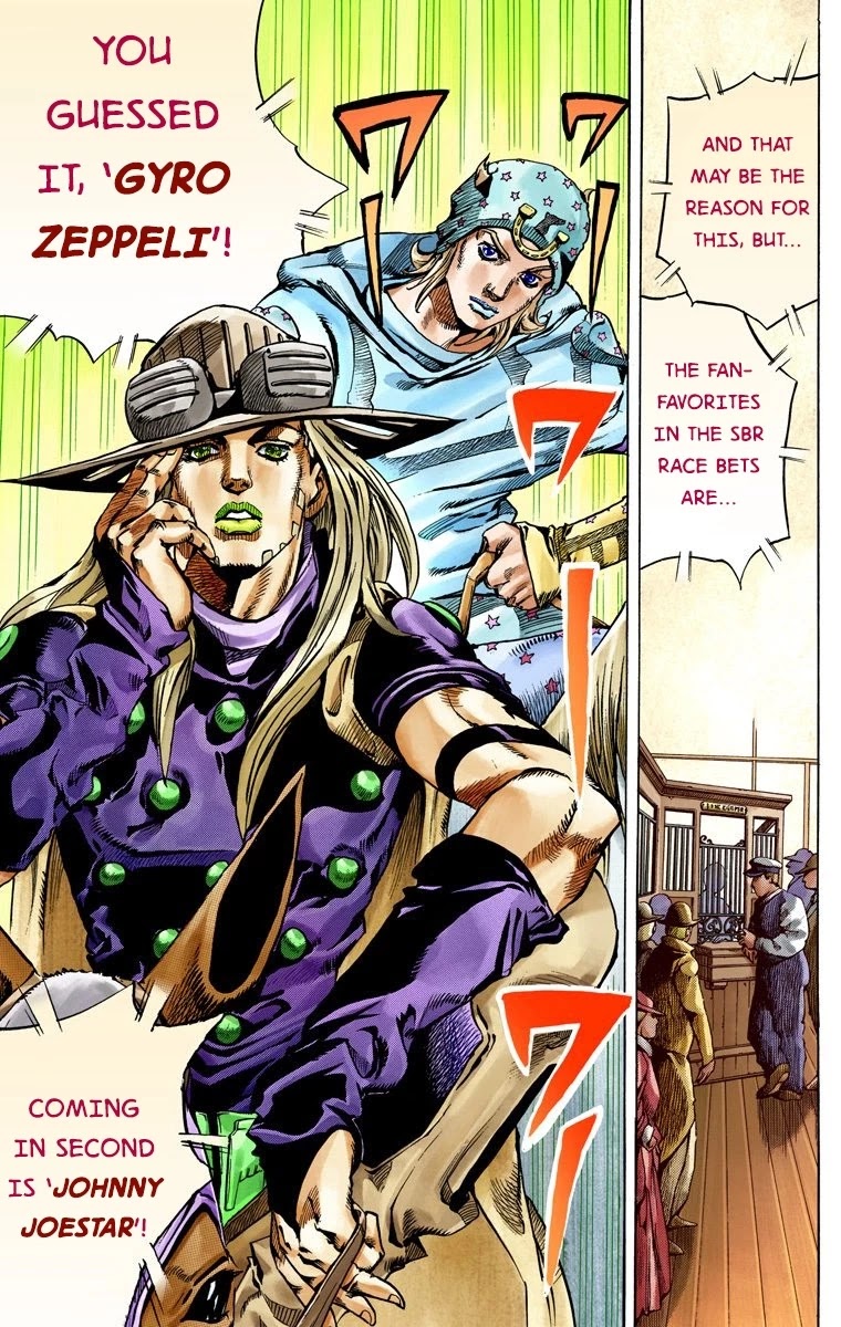 JoJo's Bizarre Adventure Part 7 - Steel Ball Run (Official Colored) chapter 57 page 5