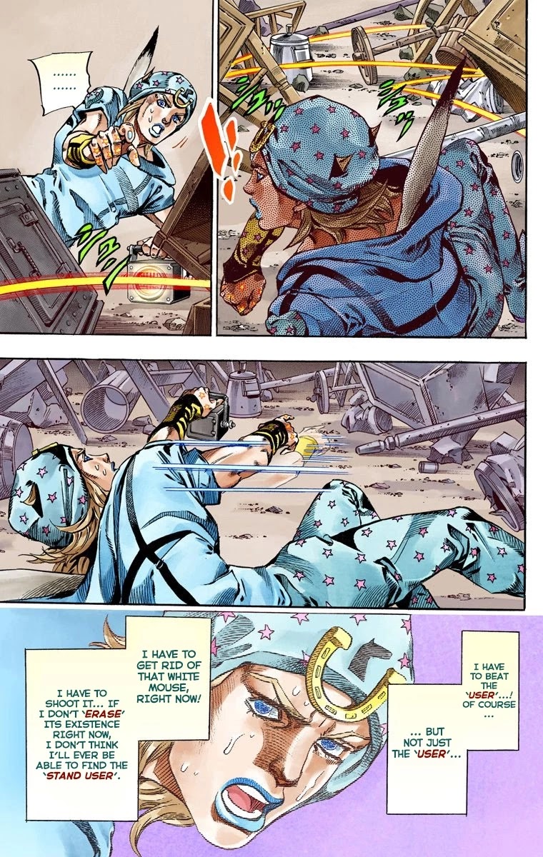 JoJo's Bizarre Adventure Part 7 - Steel Ball Run (Official Colored) chapter 58 page 13