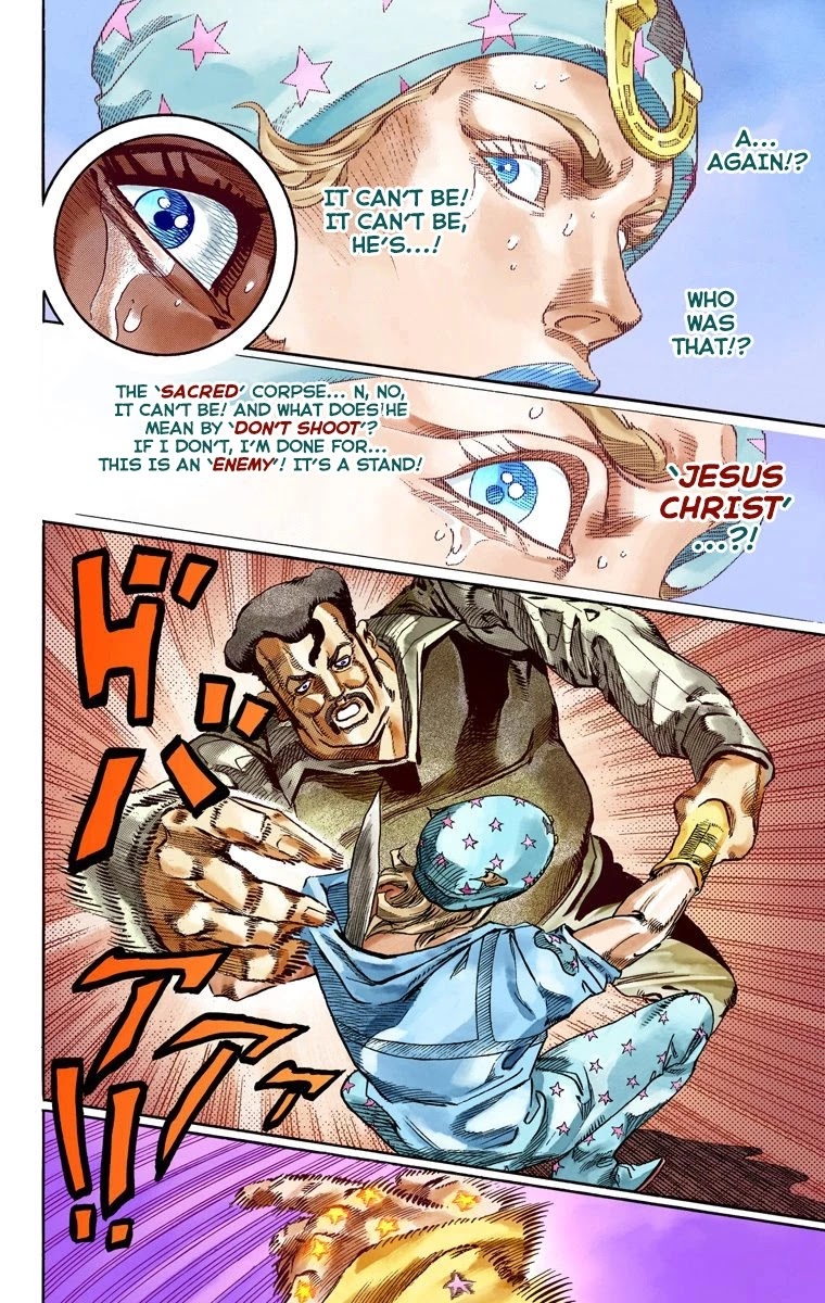 JoJo's Bizarre Adventure Part 7 - Steel Ball Run (Official Colored) chapter 58 page 23