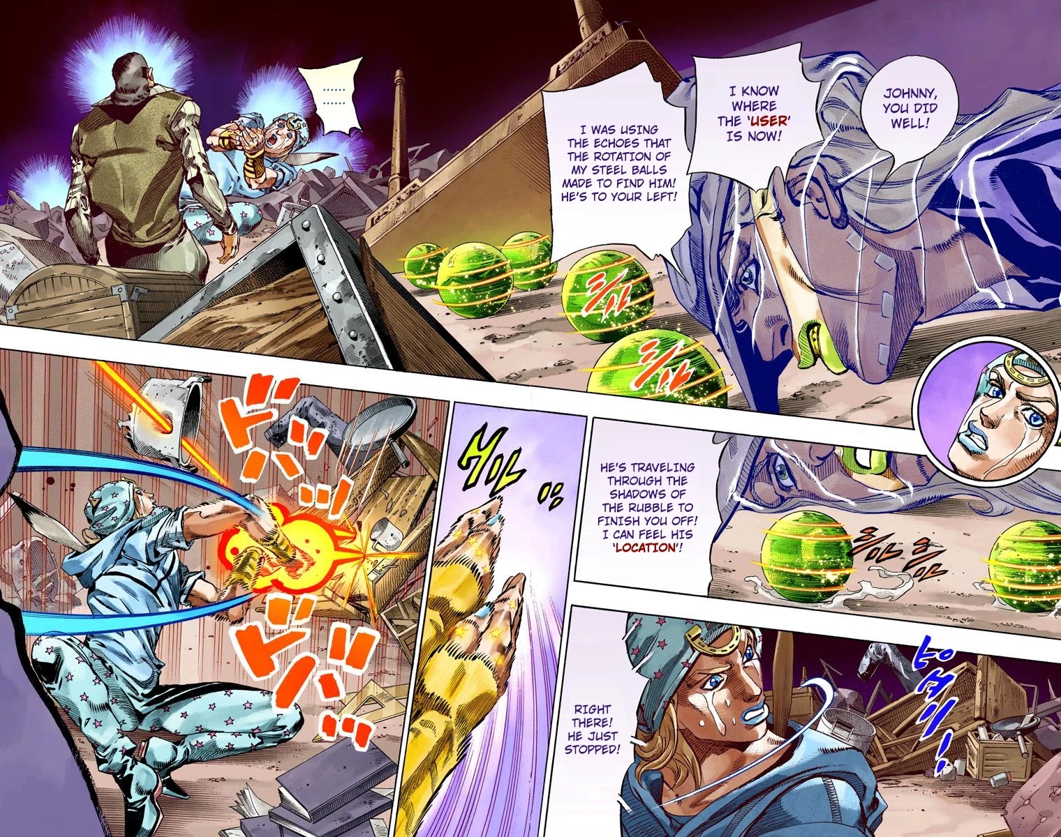 JoJo's Bizarre Adventure Part 7 - Steel Ball Run (Official Colored) chapter 58 page 27