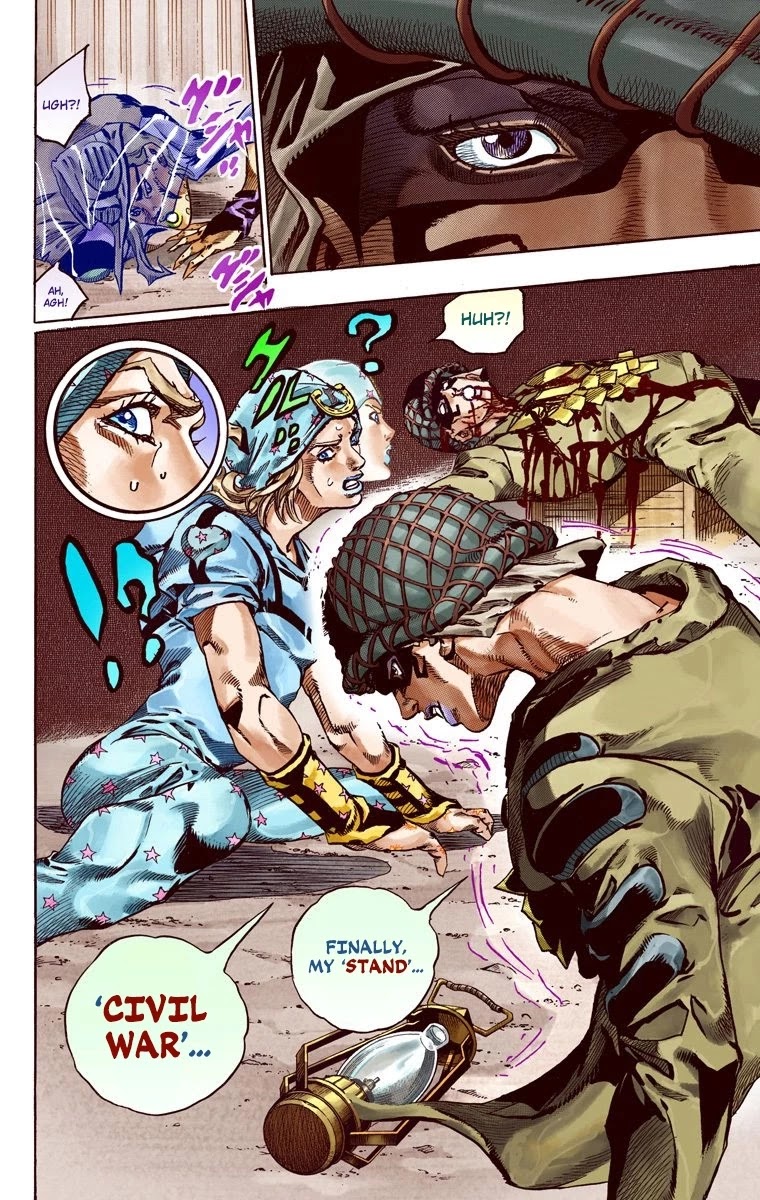 JoJo's Bizarre Adventure Part 7 - Steel Ball Run (Official Colored) chapter 58 page 33