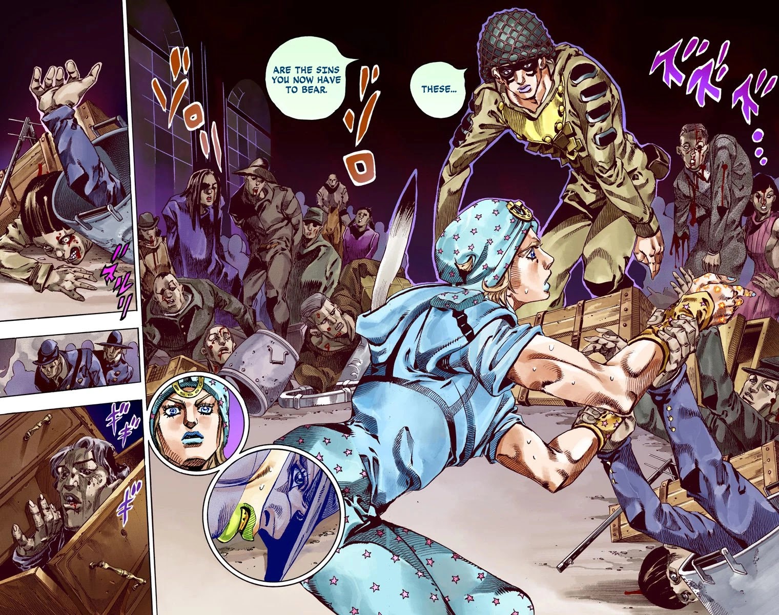 JoJo's Bizarre Adventure Part 7 - Steel Ball Run (Official Colored) chapter 58 page 35