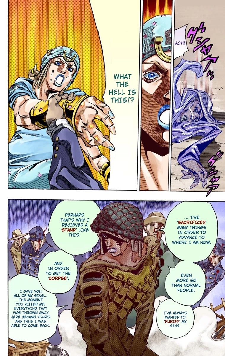 JoJo's Bizarre Adventure Part 7 - Steel Ball Run (Official Colored) chapter 58 page 36