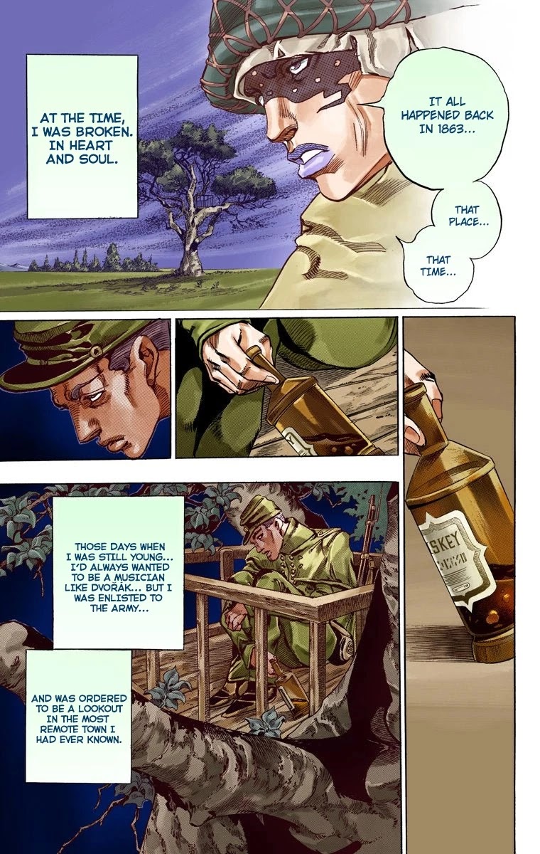 JoJo's Bizarre Adventure Part 7 - Steel Ball Run (Official Colored) chapter 58 page 37