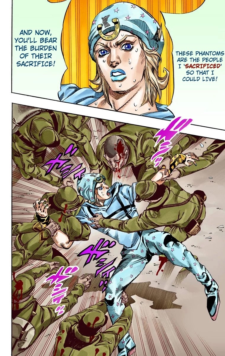 JoJo's Bizarre Adventure Part 7 - Steel Ball Run (Official Colored) chapter 58 page 40