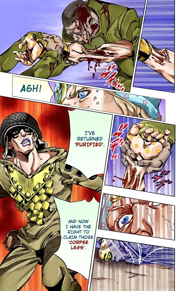 JoJo's Bizarre Adventure Part 7 - Steel Ball Run (Official Colored) chapter 58 page 41