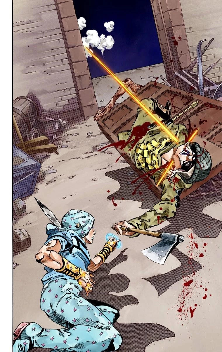 JoJo's Bizarre Adventure Part 7 - Steel Ball Run (Official Colored) chapter 59 page 46