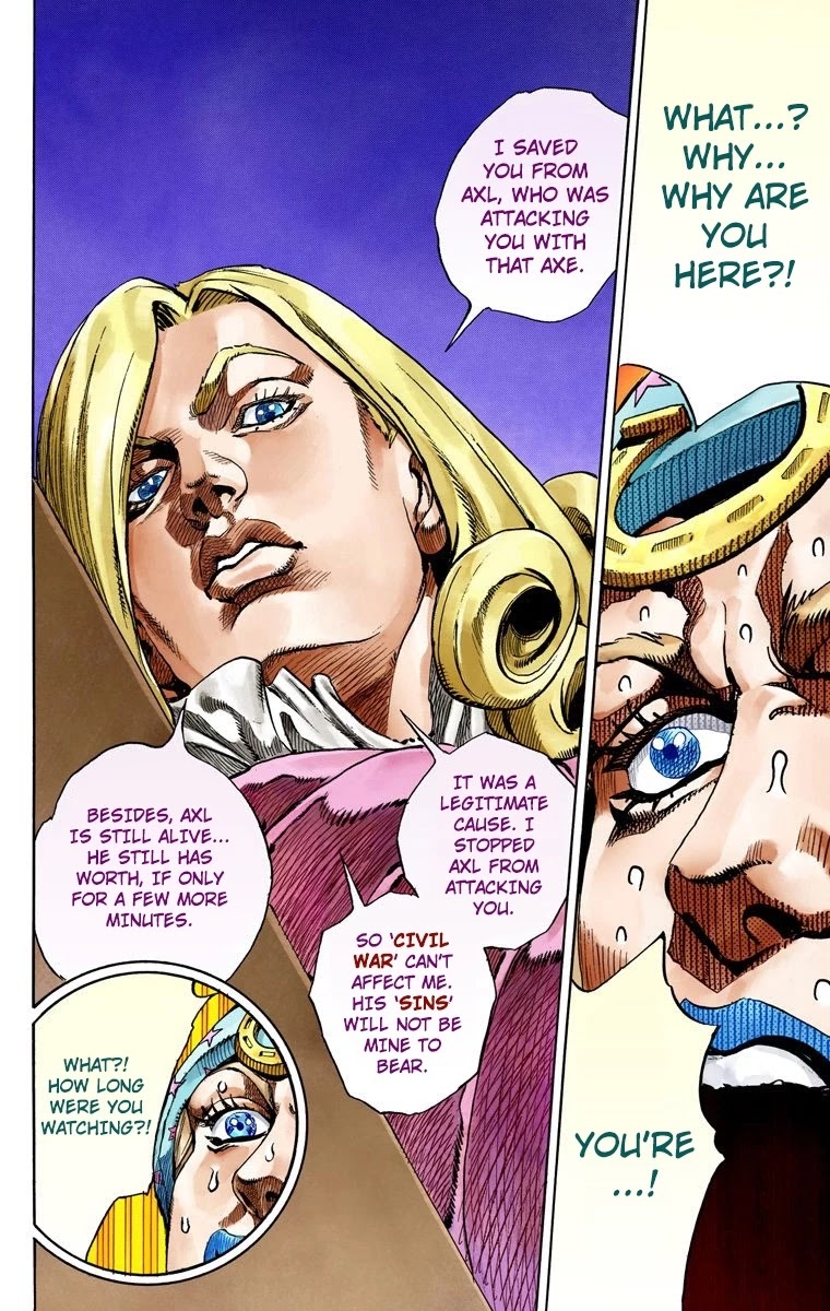 JoJo's Bizarre Adventure Part 7 - Steel Ball Run (Official Colored) chapter 59 page 50