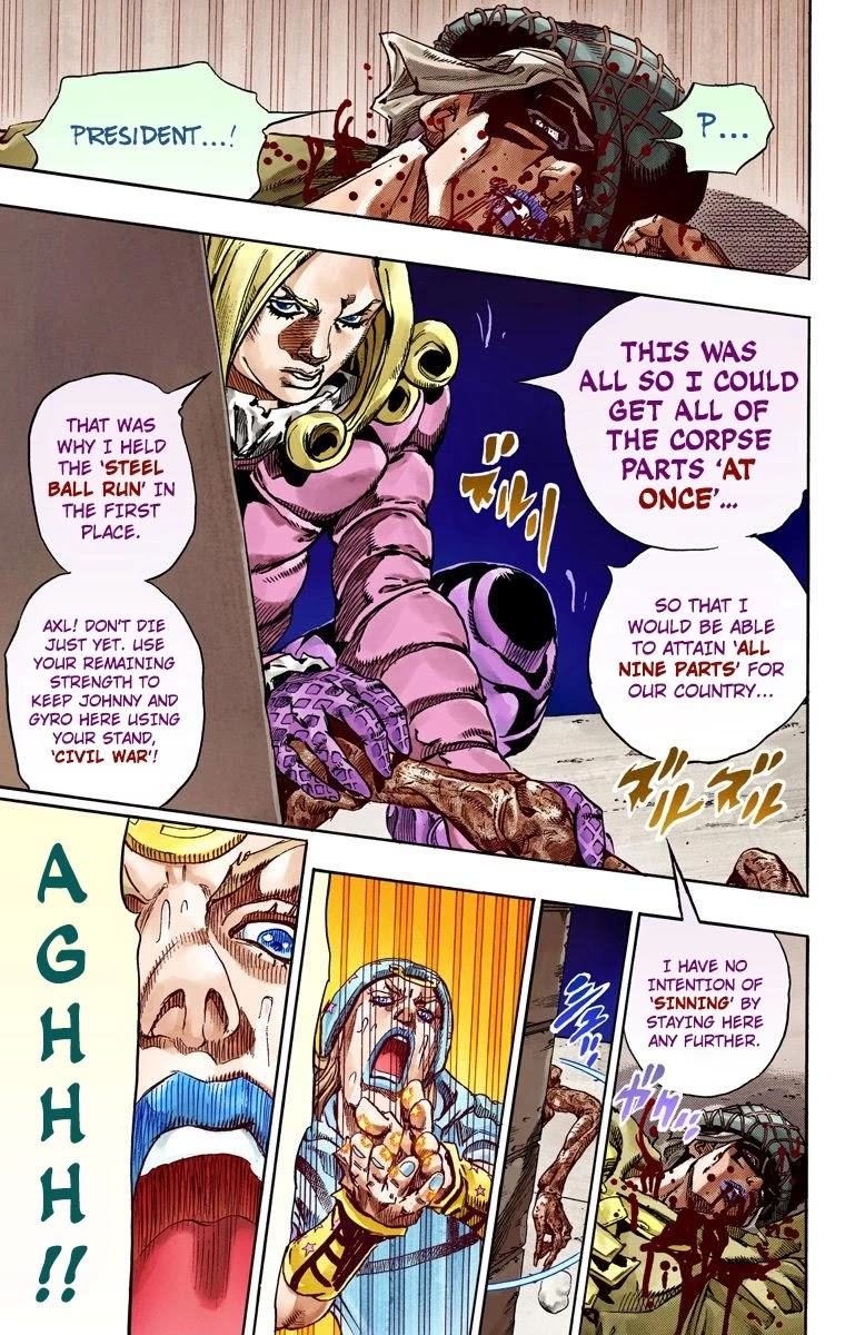 JoJo's Bizarre Adventure Part 7 - Steel Ball Run (Official Colored) chapter 59 page 51
