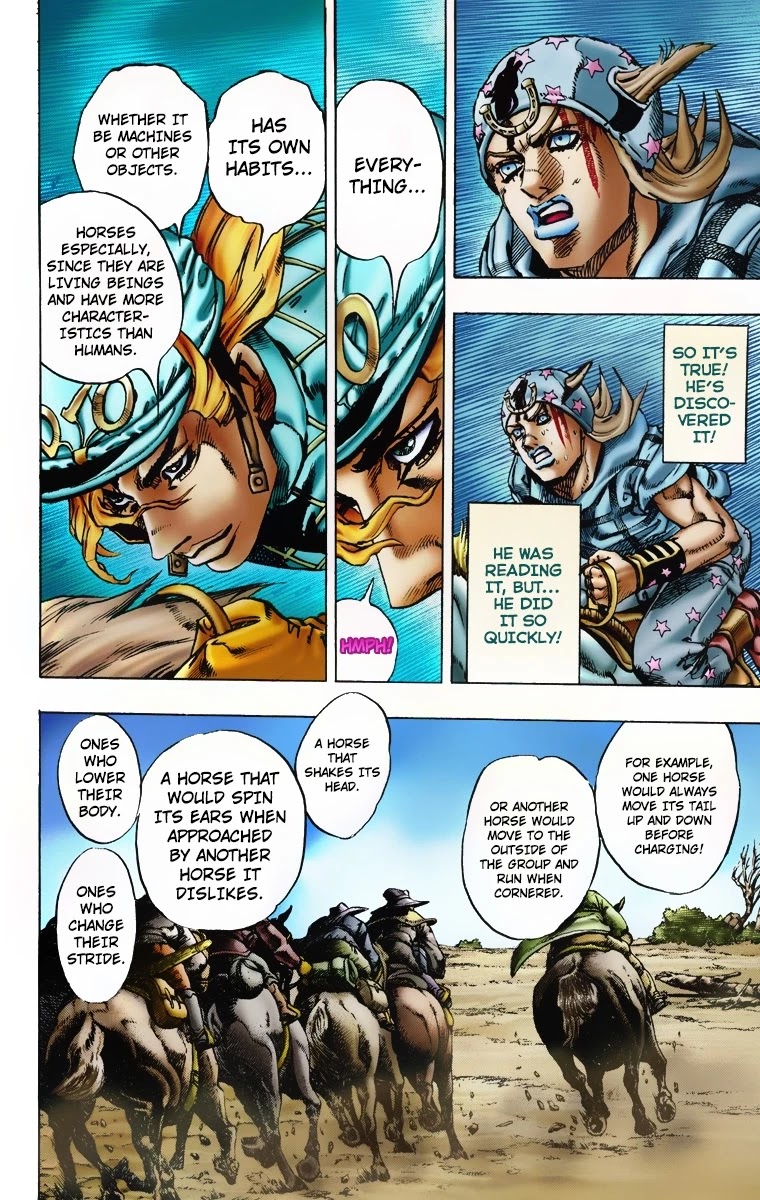 JoJo's Bizarre Adventure Part 7 - Steel Ball Run (Official Colored) chapter 6 page 11