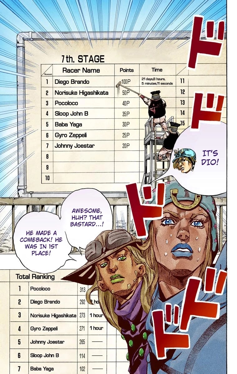 JoJo's Bizarre Adventure Part 7 - Steel Ball Run (Official Colored) chapter 60 page 11