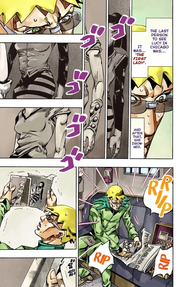 JoJo's Bizarre Adventure Part 7 - Steel Ball Run (Official Colored) chapter 60 page 16