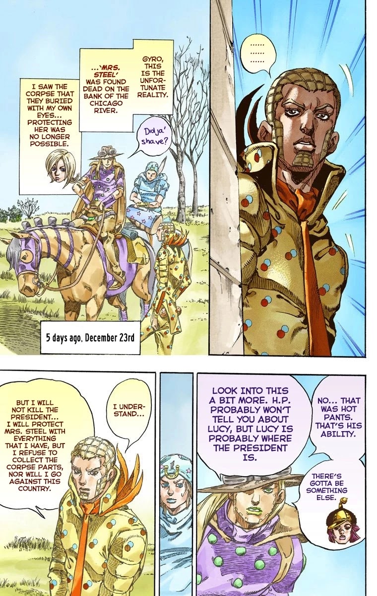 JoJo's Bizarre Adventure Part 7 - Steel Ball Run (Official Colored) chapter 60 page 22