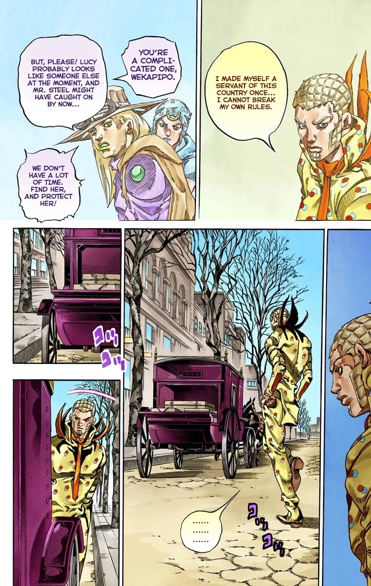 JoJo's Bizarre Adventure Part 7 - Steel Ball Run (Official Colored) chapter 60 page 23
