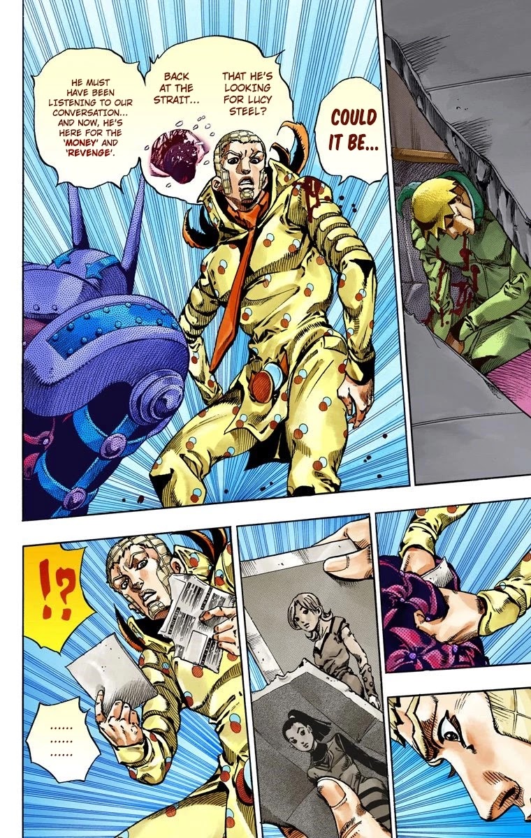 JoJo's Bizarre Adventure Part 7 - Steel Ball Run (Official Colored) chapter 60 page 34