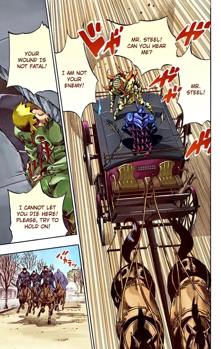 JoJo's Bizarre Adventure Part 7 - Steel Ball Run (Official Colored) chapter 60 page 35