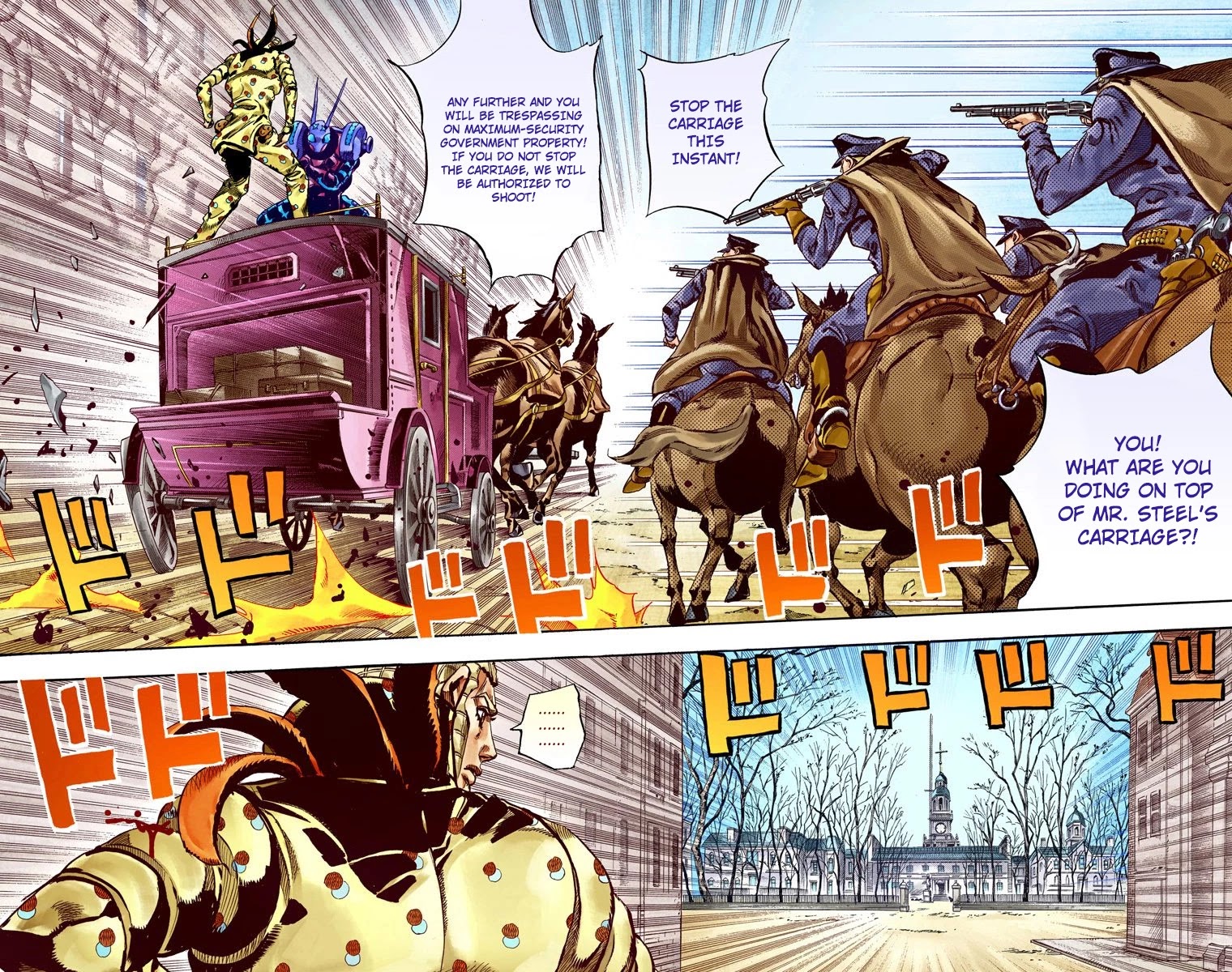 JoJo's Bizarre Adventure Part 7 - Steel Ball Run (Official Colored) chapter 60 page 36