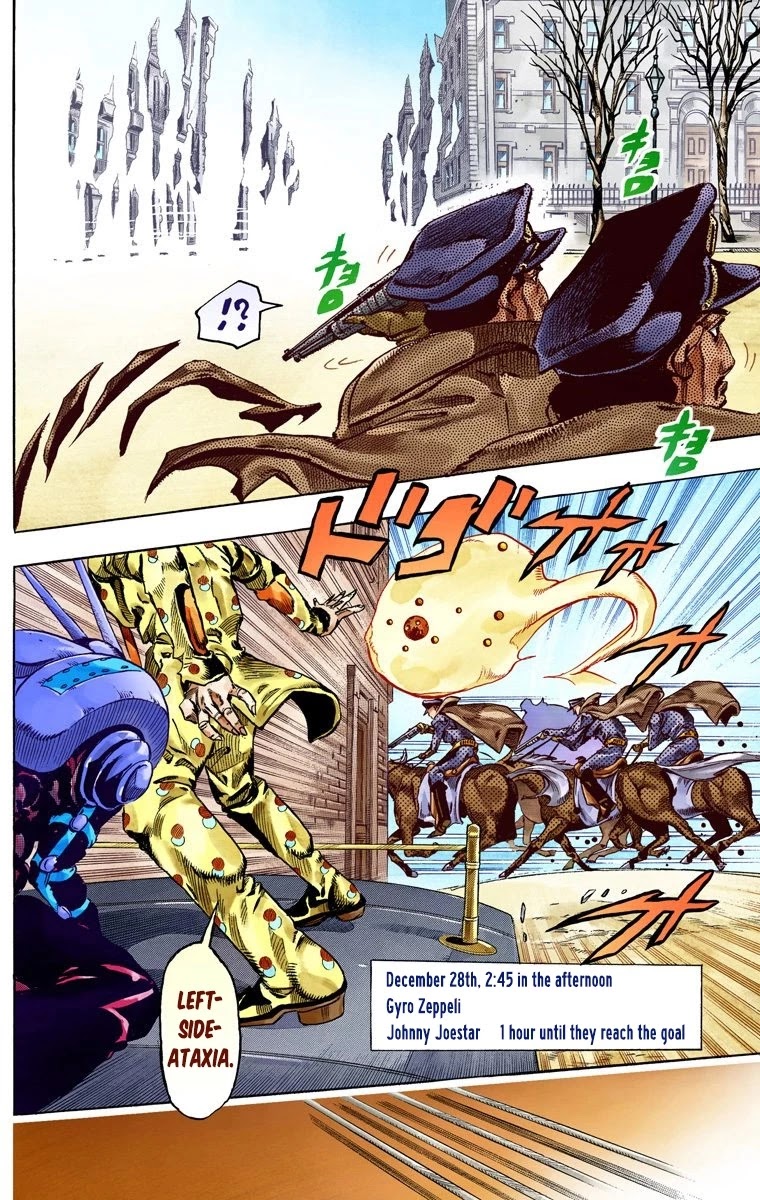 JoJo's Bizarre Adventure Part 7 - Steel Ball Run (Official Colored) chapter 60 page 38