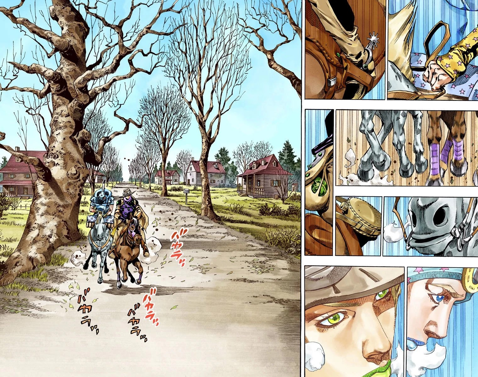 JoJo's Bizarre Adventure Part 7 - Steel Ball Run (Official Colored) chapter 60 page 4