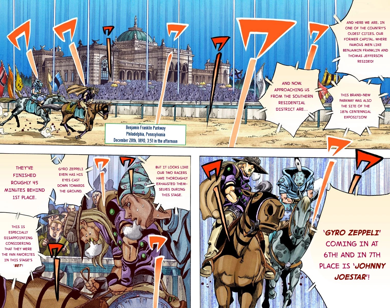 JoJo's Bizarre Adventure Part 7 - Steel Ball Run (Official Colored) chapter 60 page 5