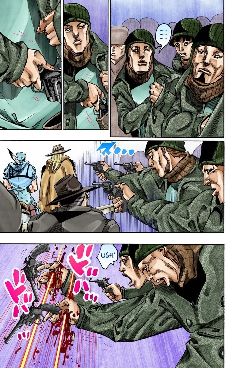 JoJo's Bizarre Adventure Part 7 - Steel Ball Run (Official Colored) chapter 60 page 7