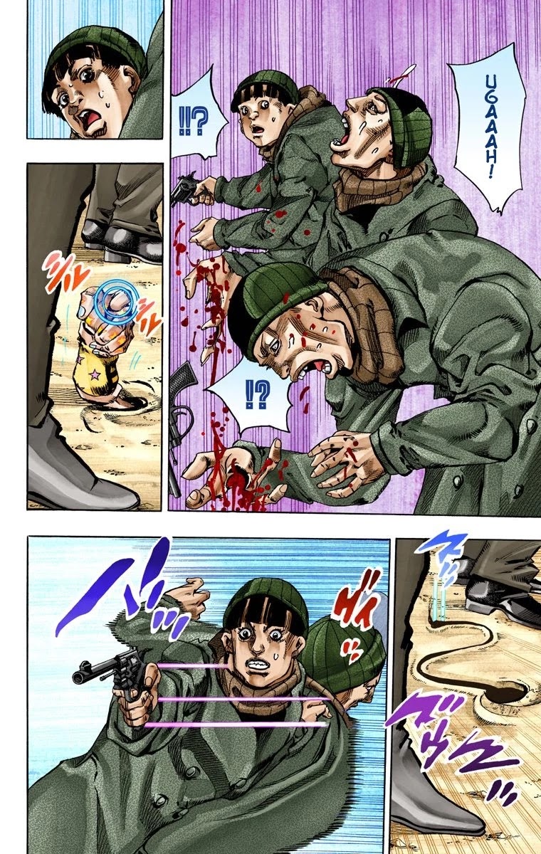 JoJo's Bizarre Adventure Part 7 - Steel Ball Run (Official Colored) chapter 60 page 8
