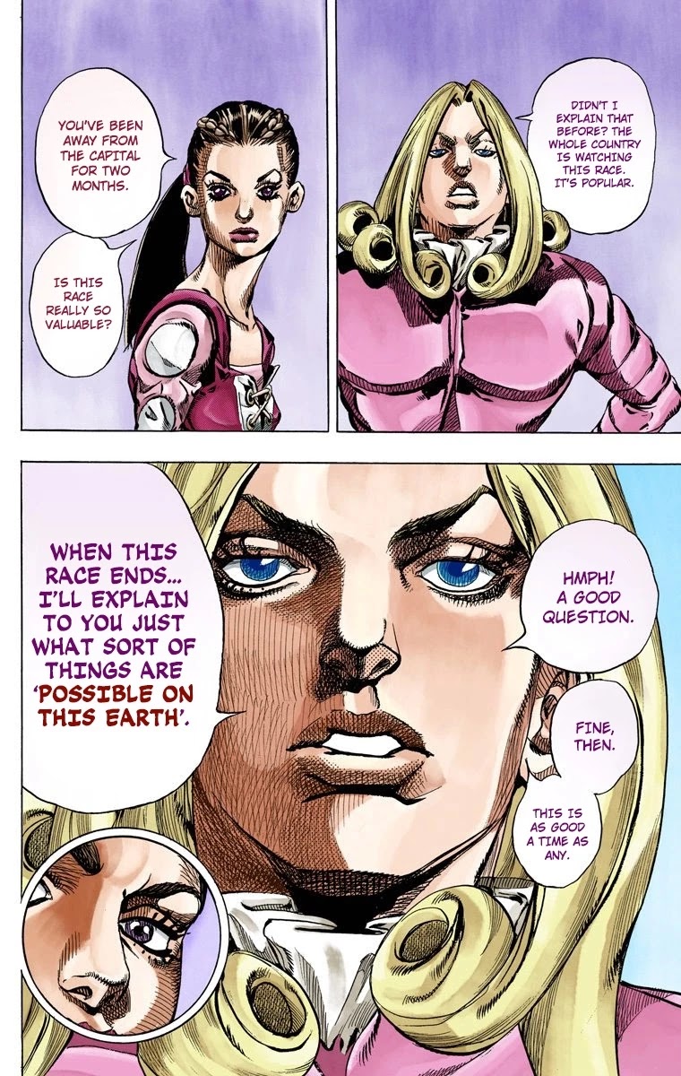 JoJo's Bizarre Adventure Part 7 - Steel Ball Run (Official Colored) chapter 61 page 21