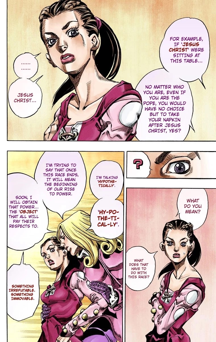 JoJo's Bizarre Adventure Part 7 - Steel Ball Run (Official Colored) chapter 61 page 27