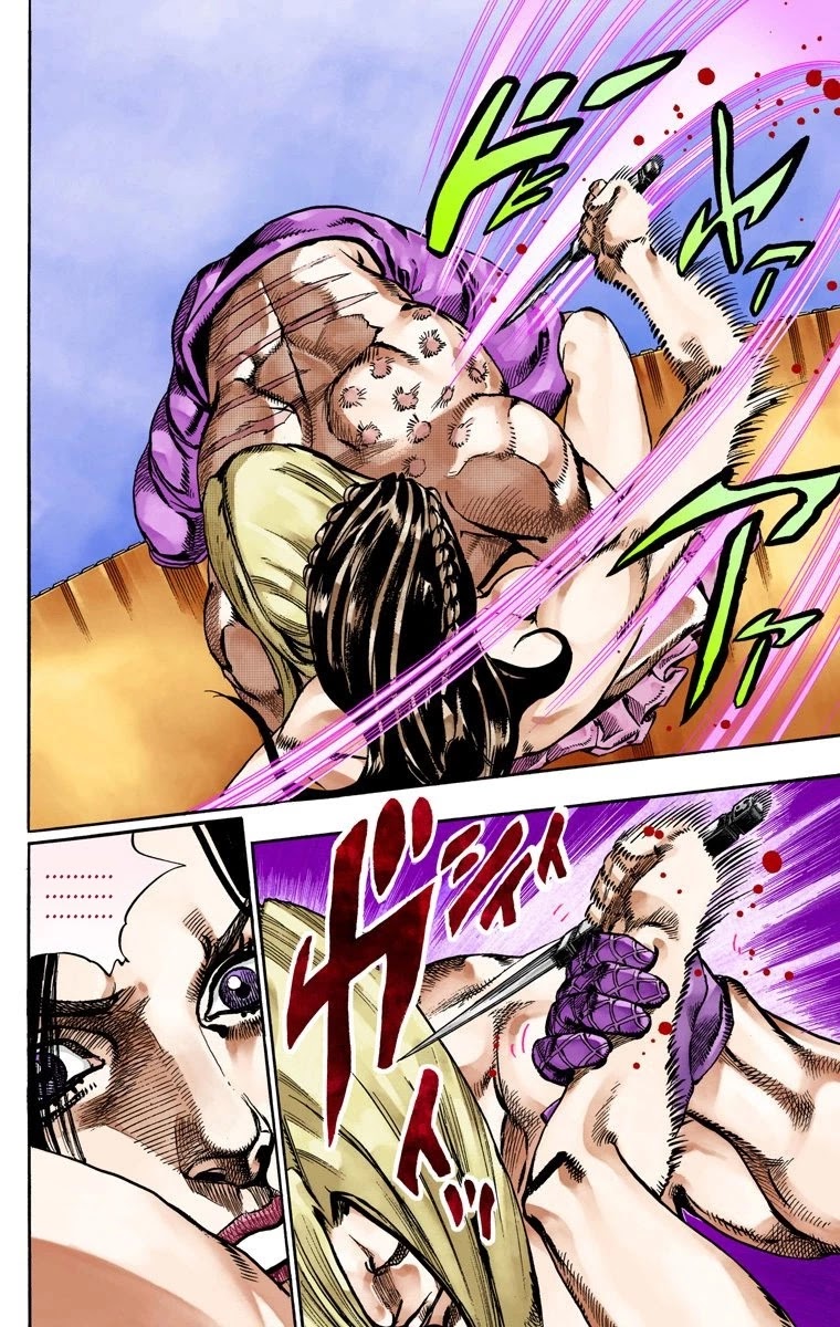 JoJo's Bizarre Adventure Part 7 - Steel Ball Run (Official Colored) chapter 61 page 36