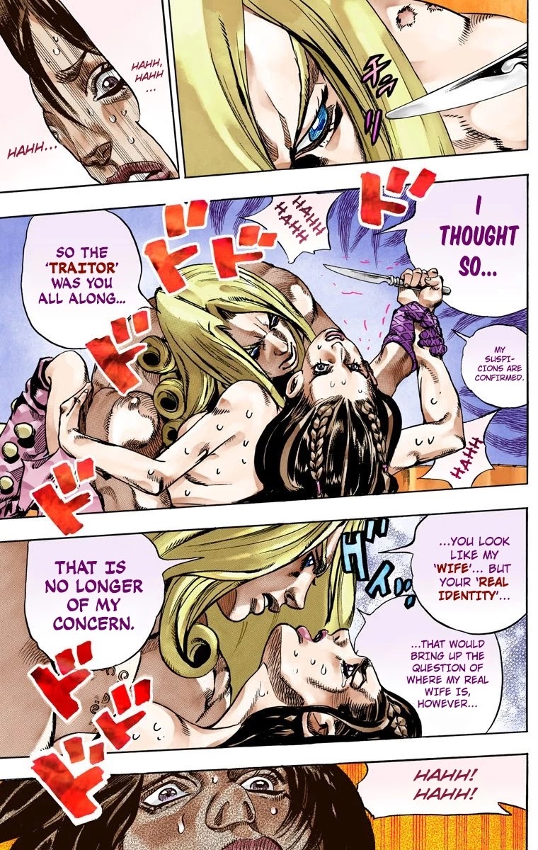 JoJo's Bizarre Adventure Part 7 - Steel Ball Run (Official Colored) chapter 61 page 37