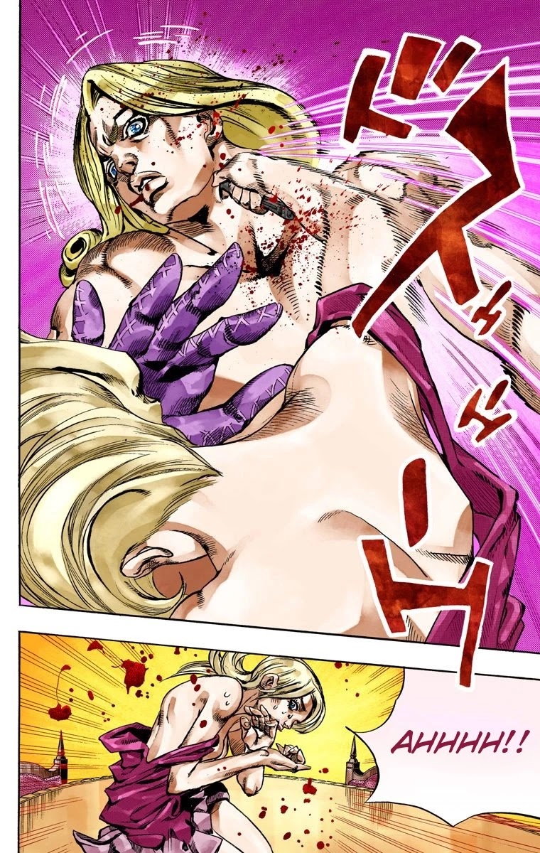 JoJo's Bizarre Adventure Part 7 - Steel Ball Run (Official Colored) chapter 61 page 42