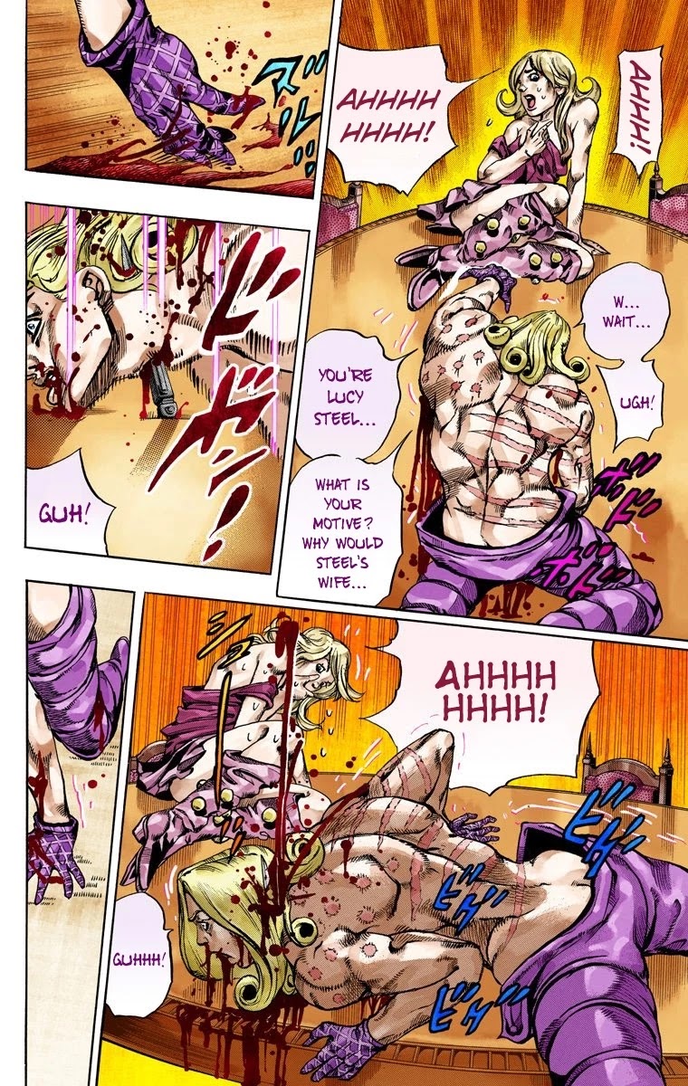 JoJo's Bizarre Adventure Part 7 - Steel Ball Run (Official Colored) chapter 61 page 44