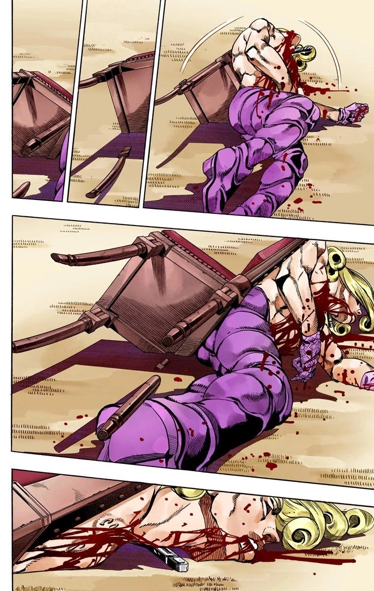 JoJo's Bizarre Adventure Part 7 - Steel Ball Run (Official Colored) chapter 61 page 46