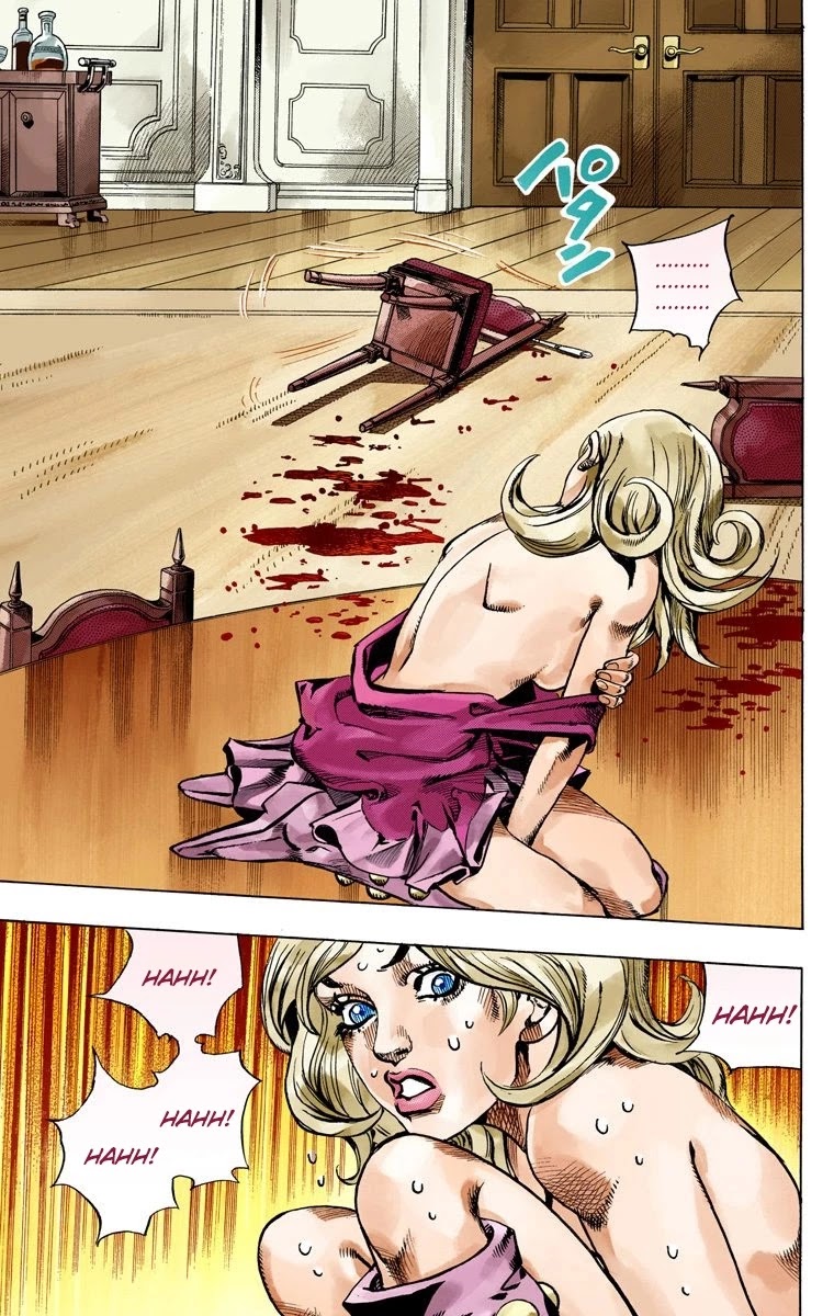 JoJo's Bizarre Adventure Part 7 - Steel Ball Run (Official Colored) chapter 61 page 47