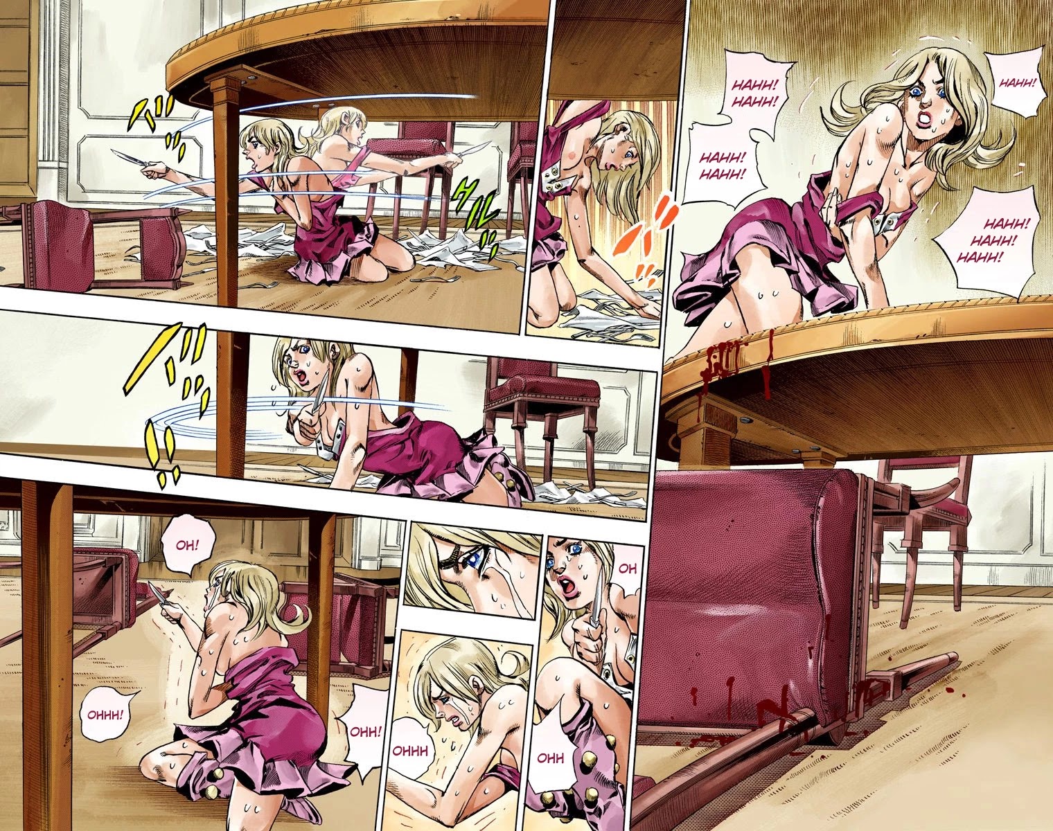 JoJo's Bizarre Adventure Part 7 - Steel Ball Run (Official Colored) chapter 61 page 48