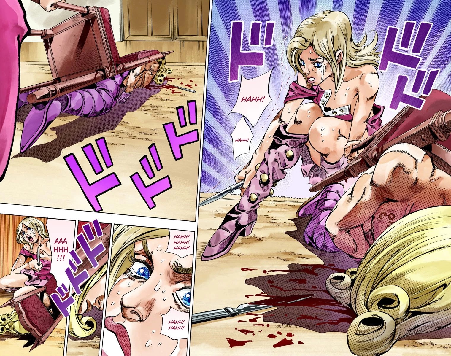 JoJo's Bizarre Adventure Part 7 - Steel Ball Run (Official Colored) chapter 61 page 51